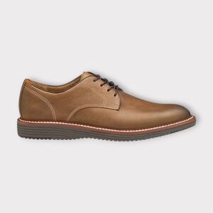 Johnston & Murphy Men's Upton Plain Toe Oxfords. Oiled Tan. 20-4338
